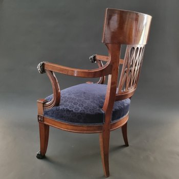 Jacob Frères, Stamped cabinet armchair of the Consulate period.