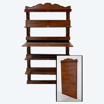 Mahogany Wall Shelf or Secretary - Late 19th century