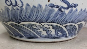 Large Ceramic Vase. Oriental decorations, origin China - XXth