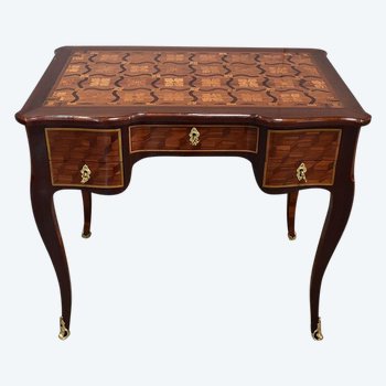 Small Lady's Desk, in Amaranth and Violet Wood, Louis XV period - XVIIIth century