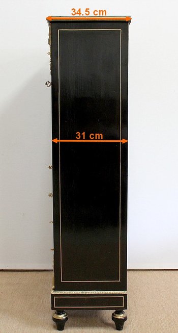 Secrétaire en Bois noirci, époque Napoléon III – XIXe 