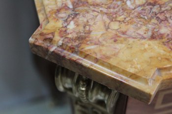 Commode Sauteuse en Acajou, style Transition Louis XV / Louis XVI – Début XXe