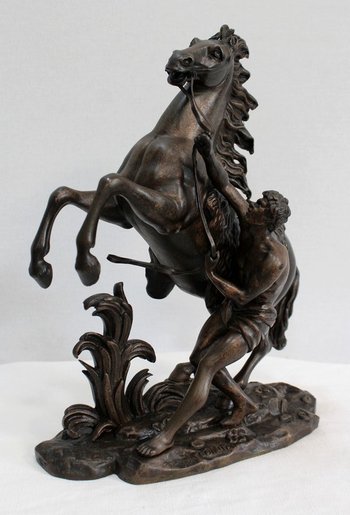 Bronze « Cheval de Marly », d’après G. Coustou – XIXe