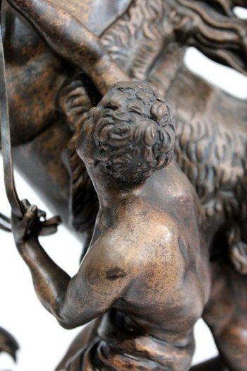 Bronze « Cheval de Marly », d’après G. Coustou – XIXe