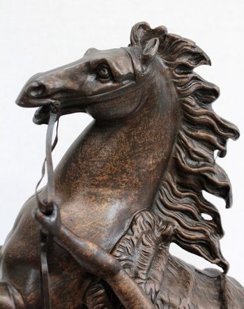 Bronze « Cheval de Marly », d’après G. Coustou – XIXe