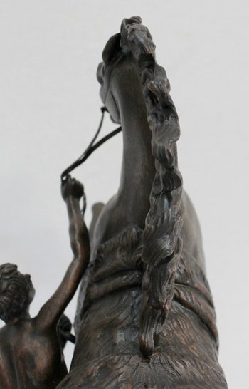 Bronze « Cheval de Marly », d’après G. Coustou – XIXe
