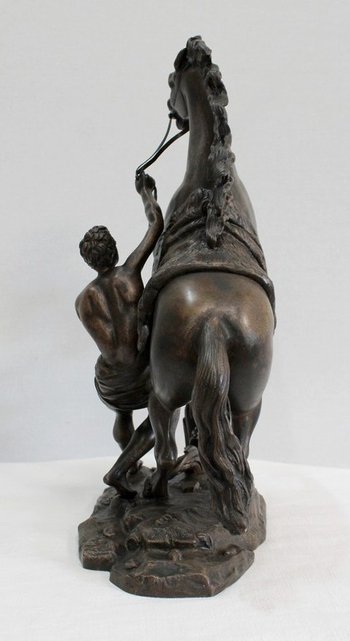 Bronze « Cheval de Marly », d’après G. Coustou – XIXe