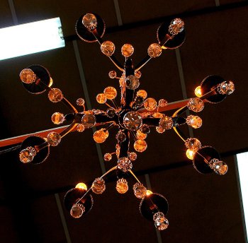 Bronze Half Cage Chandelier - End of XIXth century