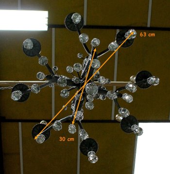Bronze Half Cage Chandelier - End of XIXth century