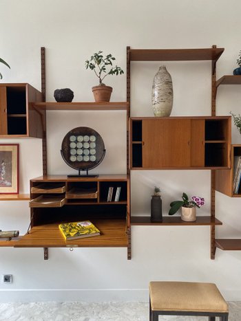 Cadovius set "Royal System" 4 Colonne in teak, 1970