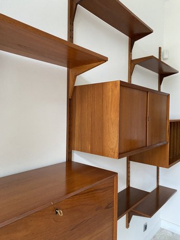 Cadovius set "Royal System" 4 Colonne in teak, 1970