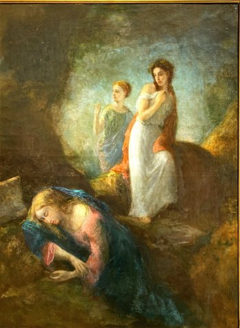Tabelle, Gemälde von Saint Madeleine.