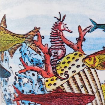 1990 Magnificent "Aquarium" floor lamp by Piero Fornasetti for Antonangeli