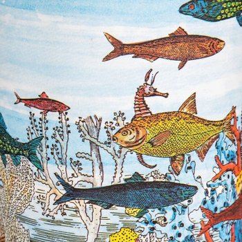 1990 Magnificent "Aquarium" floor lamp by Piero Fornasetti for Antonangeli