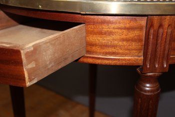 Table bouillotte de style Louis XVI vers 1920