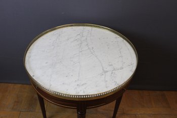 Table bouillotte de style Louis XVI vers 1920