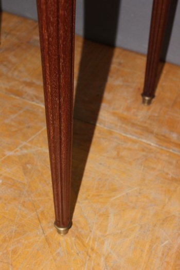 Table bouillotte de style Louis XVI vers 1920