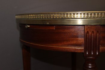 Table bouillotte de style Louis XVI vers 1920