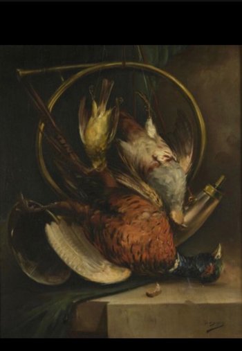 BOURGUIGNON Jagdhorntrophäe