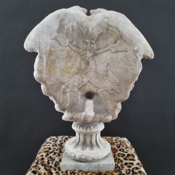 XVI secolo, Rara Gorgone Medusa in marmo.
