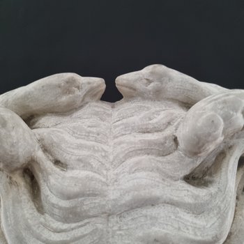 XVI secolo, Rara Gorgone Medusa in marmo.