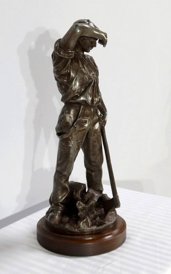 Scultura "Il Taglialegna", A.Gaudez - Inizio XX Sec