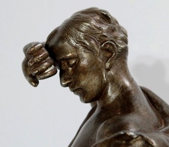Scultura "Il Taglialegna", A.Gaudez - Inizio XX Sec