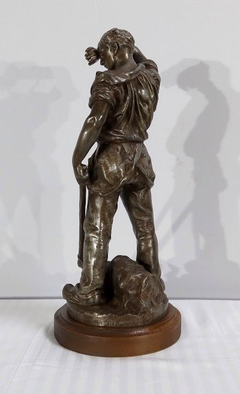 Scultura "Il Taglialegna", A.Gaudez - Inizio XX Sec