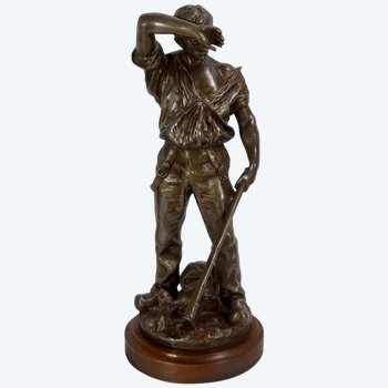 Scultura "Il Taglialegna", A.Gaudez - Inizio XX Sec