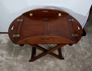 Table de Bateau « Butler » sur tréteaux – fin XIXe