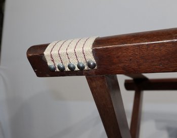 Table de Bateau « Butler » sur tréteaux – fin XIXe