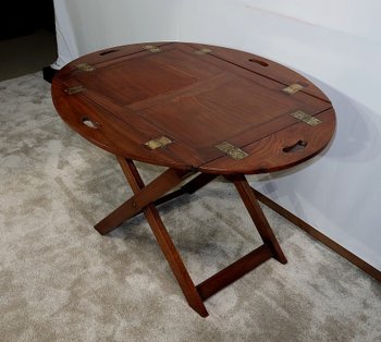 Table de Bateau « Butler » sur tréteaux – fin XIXe
