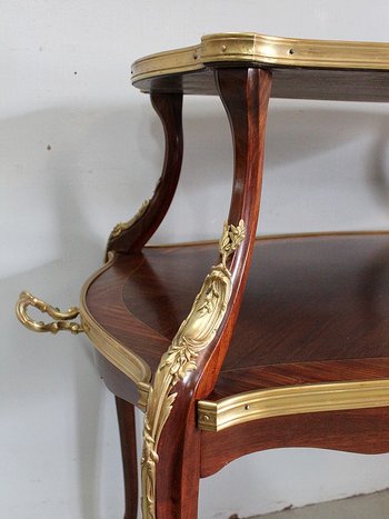 Table à Thé en Marqueterie, style Louis XV – Début XXe
