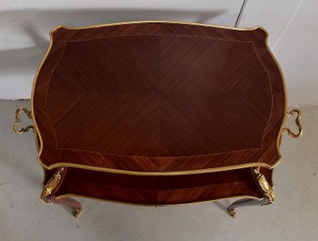Table à Thé en Marqueterie, style Louis XV – Début XXe