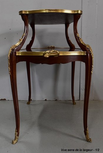Table à Thé en Marqueterie, style Louis XV – Début XXe