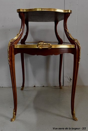 Table à Thé en Marqueterie, style Louis XV – Début XXe