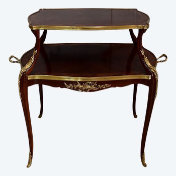 Table à Thé en Marqueterie, style Louis XV – Début XXe