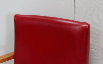 Fauteuil en Hêtre, goût Baumann – 1950 / 1960