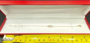 BRACCIALE IN ORO 9K E DIAMANTI
