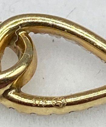 BRACCIALE IN ORO 9K E DIAMANTI