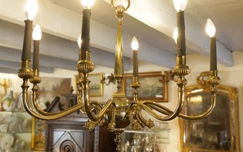 Bronze chandelier year 1900's 