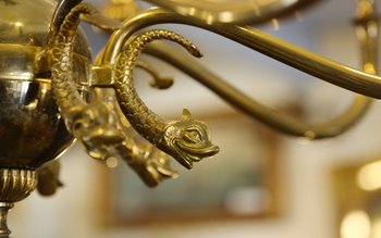 Bronze chandelier year 1900's 