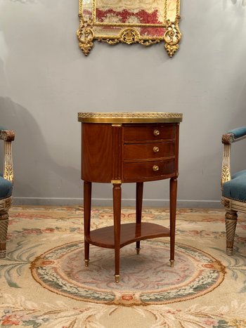 Table de Salon En Acajou d'Epoque Louis XVI Vers 1780