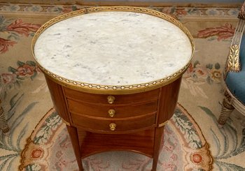 Table de Salon En Acajou d'Epoque Louis XVI Vers 1780