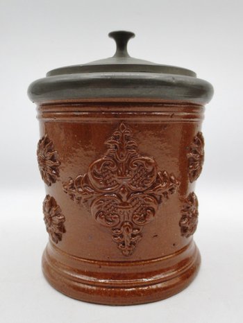 Deux Pots à Tabac, Beauvaisis XIXe Siècle.