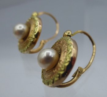 Orecchini in oro.