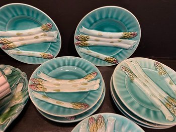 It's the season!Keller and Guérin art nouveau asparagus service