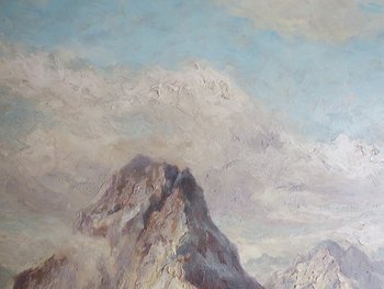 Berglandschaft, 20. Jahrhundert.