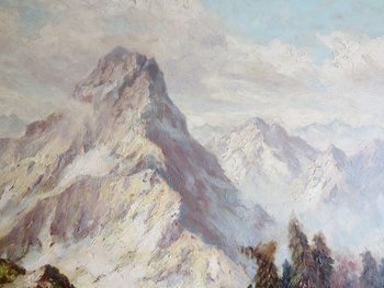 Berglandschaft, 20. Jahrhundert.