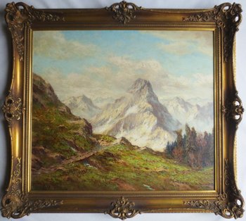 Berglandschaft, 20. Jahrhundert.